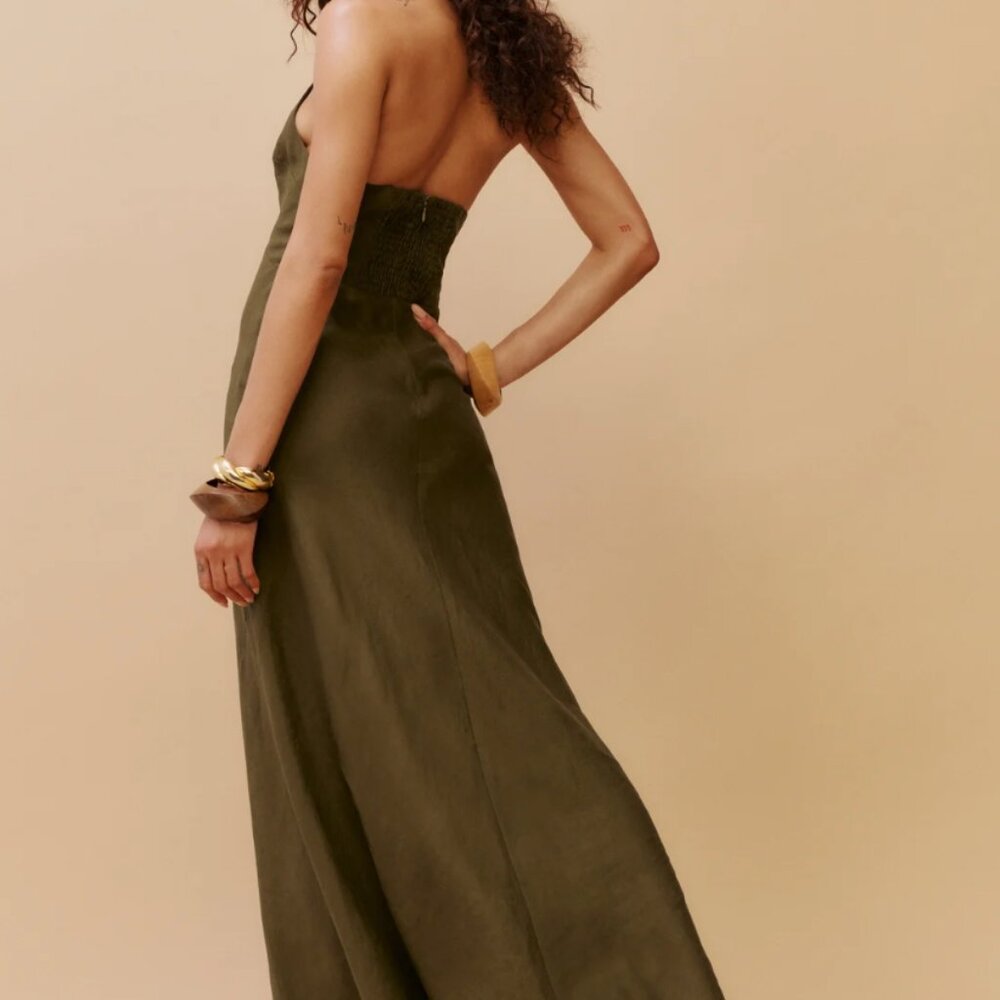 Reformation Delilah Linen Dress